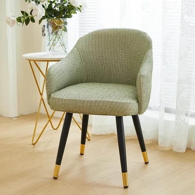 1/2/4/6 pièces Housse de Chaise en Tissu Chenille Élastique Housse de Chaise Haute Housse de Siège Protection Fauteuil de Salle à Manger pour Bureau Mariage 1pc gray