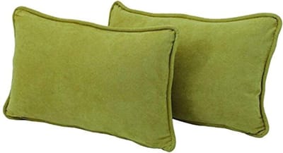 Sierkussens Set - Decoratieve Kussens - Woonkamer Inrichting - Zachte Microsuede Stof - 50x30 cm - Limoengroen