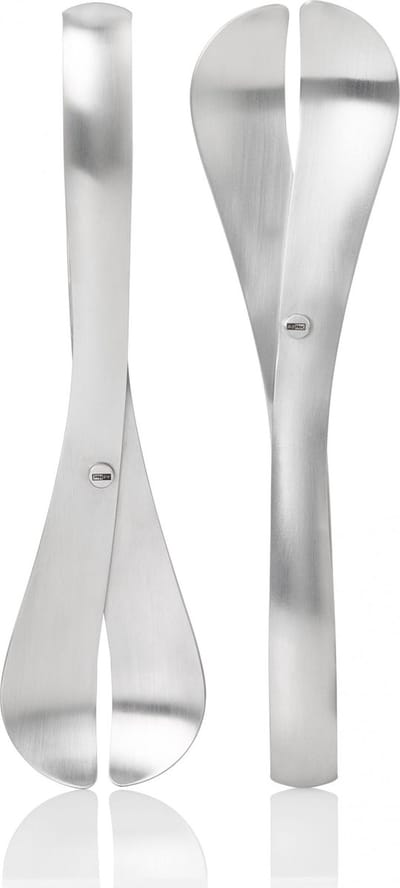 Saladebestek Curve, Zilver - Adhoc
