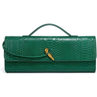 Traditionele Baguette, Een Dame met een Avondtasje, Een Trendy en Retro Handtas/Crossbodytas, en Een Schoudertas black