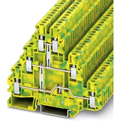 Phoenix Contact 3214275 Aardklem 3-etages 5.2 mm Schroeven Groen, Geel 50 stuk(s)
