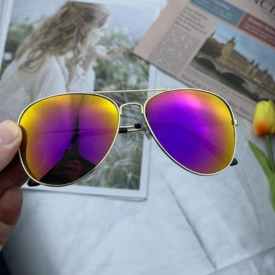 Modieuze Nieuwe Mode Klassieke Bril voor heren Aviator Metalen Frame Buiten Sport Brillen Anti-UV Rijden Zonnebrillen Bril