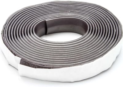 Magneetband Robotstofzuiger - Begrenzingsstrip Virtuele Muur - Afbakenen Zuigzones - Zelfklevend Oppervlak - 45 m - Zwart