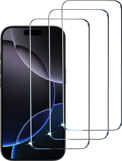 Tempered glass Geschikt voor iPhone 16 Pro Max Screenprotectors - Beschermglas - Glasplaatje - 3 Stuks