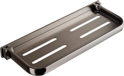 1-Delig Opvouwbaar Badkamerrek – Ruimtebesparend Aluminium Wandgemonteerd Opbergrek – Eenvoudig te Installeren Badkameraccessoire