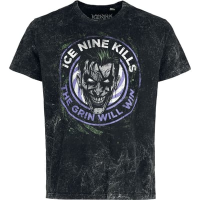Ice Nine Kills T-shirt - The Grin - S tot 3XL - voor Mannen - antraciet