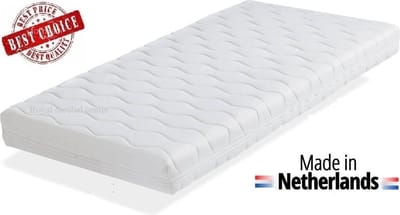Matras 70x160x10 cm Comfort schuim met anti-allergische wasbare hoes. Royalmeubelcenter.nl