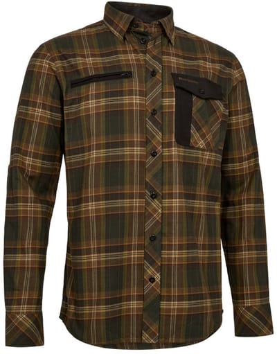 Deerhunter Bennett Shirt Bennet Outdoorhemd houthakkershemd Skandinavisch Hemd Ruitenhemd Maat -41/42