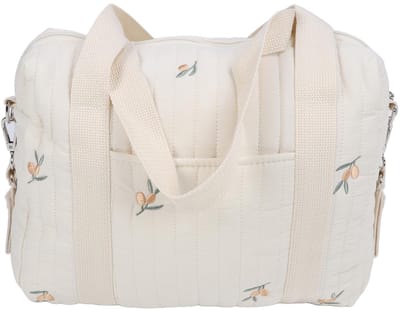 Dailygoods- Kinderwagentas Duurzaam - Kinderwagenorganisator - Opbergtas - Grote Capaciteit - Katoenen Doek - Met Ritssluiting - Luiertas