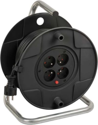Brennenstuhl Kabelhaspel AK 260 40m H05VV-F 3G1,5 Zwart