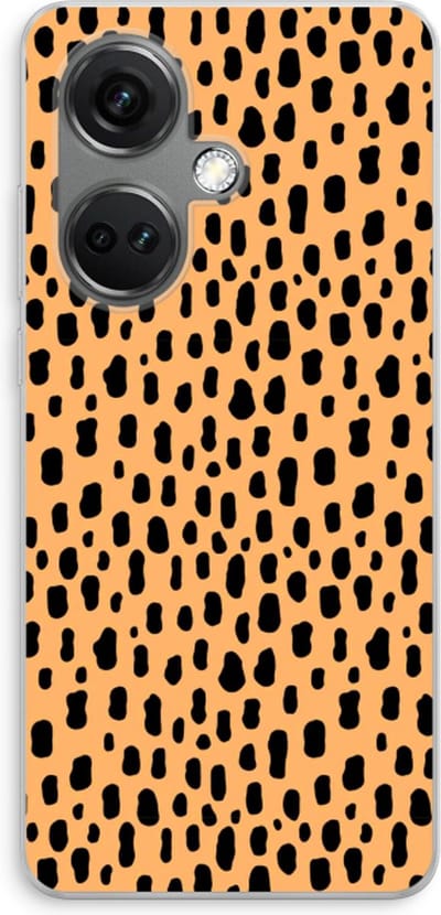 Case Company® - Hoesje geschikt voor OnePlus Nord CE 3 hoesje - Panter - Soft Cover Telefoonhoesje - Bescherming aan alle Kanten en Schermrand