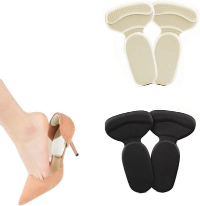 Hielpads voor te grote schoenen voor vrouwen, zelfhechtende hielbeschermers en comfortabele schoenvullers voor pijnlijke voeten