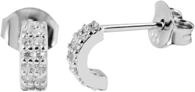 AKZENT Akzent damesoorbel "Sermine" uit 925 Sterlingzilver, gerhodineerd, duurzaam
