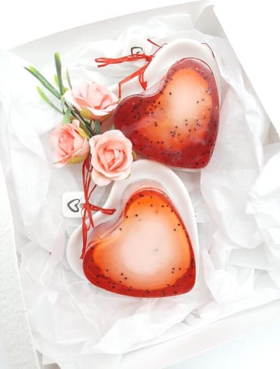 Geschenkset -Handgemaakte zeep-Gift box-Kerst cadeau-Glycerine zeep-cadeau vrouw-Vriendin verjaardag cadeau-Moederdag cadeau