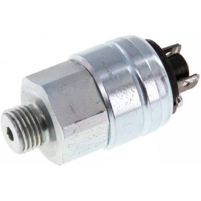 100 tot 350bar NC Staal Drukschakelaar G1/4'' 42VAC Platte Stekker - PSL-E-U-100-350-C-FP
