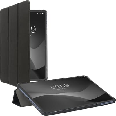 kwmobile Hoesje geschikt voor HONOR Pad 8 - Kunstlederen tablet cover met standaard - In antraciet