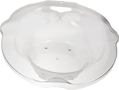 Zitbad Toilet - Bidet Wastafel - Persoonlijke Hygiëne - Anti-overloopgat - 39x39cm - Grijs