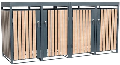 Westmann - WMHHWTC-64 - Afvalemmerbak Planta | 4x 240 L