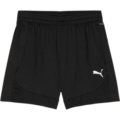 Puma Unisex trainingsshort voor volwassenen, standaardpasvorm (Zwart)
