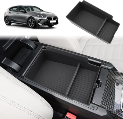 Compatibele Opbergbak voor de Nieuwe BMW 1 Serie F70 en 2 Serie F74 2025 2026 - Armsteun Organizer en Console Opslagruimtes voor Efficiënte Indeling en Toegang tot Accessoires