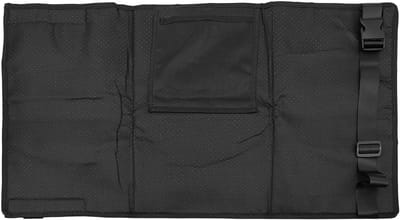 Draagbare Voetsteun - Reisaccessoire Kinderen - Comfortabel Reizen - Verstelbare Hangmat - 79 x 44 cm - Zwart