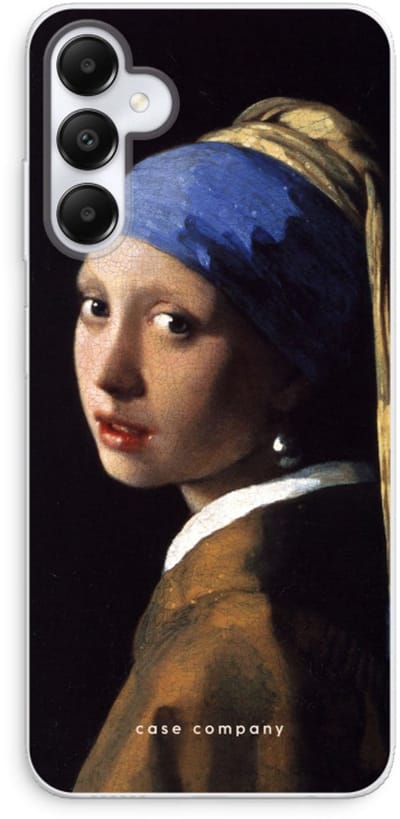 Case Company® - Hoesje geschikt voor Samsung Galaxy A05s hoesje - The Pearl Earring - Soft Cover Telefoonhoesje - Bescherming aan alle Kanten en Schermrand