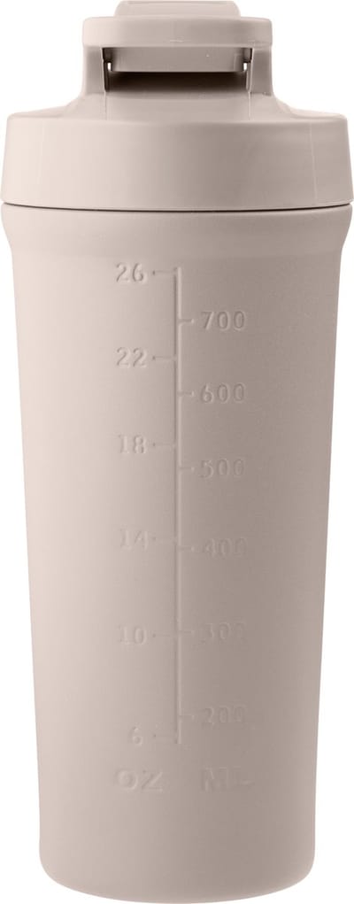 AYA & IDA - Shaker Bottle - Drinkfles - Sport - Fitness - Shakebeker - 750ml - CREAM BEIGE