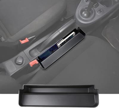 ABS Plastic Armsteun Opbergdoos voor Benz Smart 453 Fortwo Forfour 2015-2020 - Praktische Console Organizer met Ruimte voor Persoonlijke Spullen en Accessoires