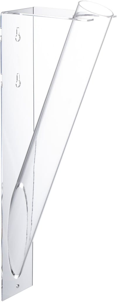 J-Line vaas Tube - kunststof - transparant - large