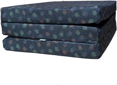 3-delige vouwmatras 180x65x7 cm - Campinggastmatras en Reismatras met Wasbare Hoes