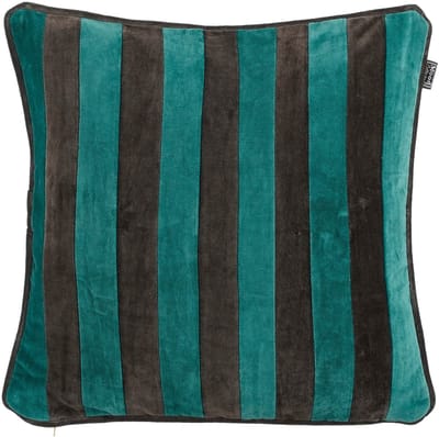 In The Mood Collection Clair Sierkussen - L45 x B45 x H10 cm - Katoenfluweel - Groen, Grijs