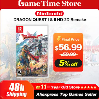 DRAGON QUEST I & II HD 2D Remake Nintendo Switch-spelaanbiedingen 100% officiële fysieke gamekaart RPG-game voor Nintendo Switch OLED