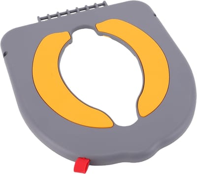 Opvouwbare Potjestrainingstoel - Peuter Toiletbril - Zindelijkheidstraining - Ergonomisch Gebogen Ontwerp - 33L x 3B cm - Grijs
