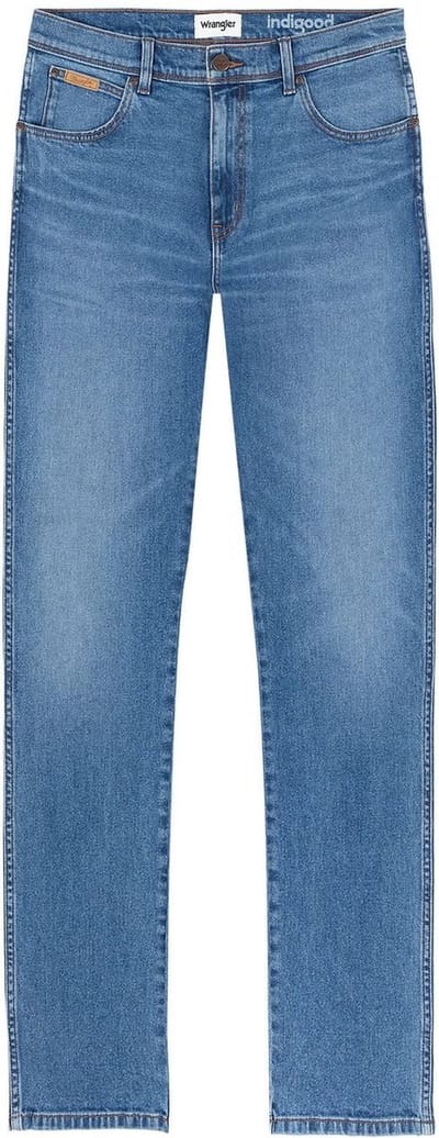 Wrangler Heren Jeans Broeken TEXAS SLIM slim Fit Blauw 30W / 34L Volwassenen