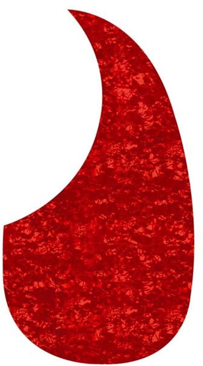 Boston AG-100-PR Slagplaat Akoestische Gitaar Druppelvormig - Pearl Red