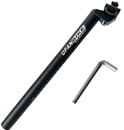 Zadel met Verstelbare Klem, 350 mm, Aluminium Legering voor Fietsen