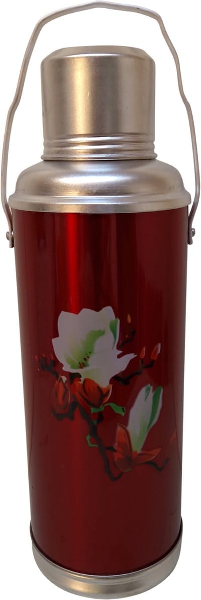 DongDong - Chinese Thermoskan - 1,2 Liter - Rood - Tak dessin