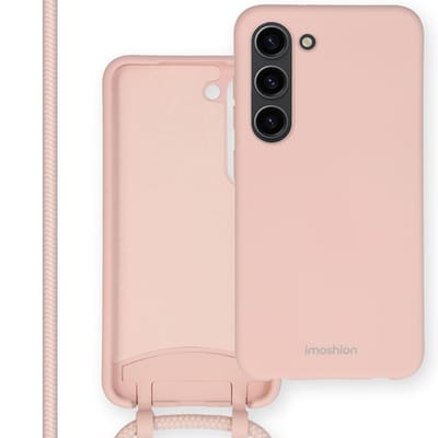 imoshion Hoesje - Geschikt voor Samsung Galaxy S23 - Color Backcover met afneembaar koord - Roze