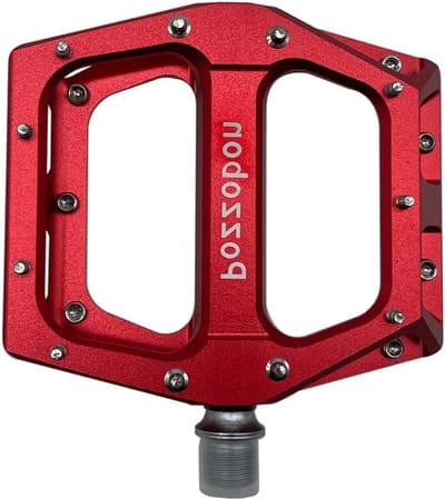 Platform fietspedalen - 9/16 inch CNC aluminiumlegering - MTB mountainbike pedalen - racefiets trekking - anti-slip pedalen - waterdicht anti-stof pedalen - rood 326