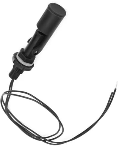 Dailygoody - Water-vloeistofniveausensor - Vlotterschakelaar - Corrosiebestendig - Zwart - Vloeistofniveau - Geschikt voor tank en zwembad - 2 st