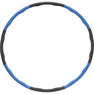 Actiget® Hoelahoep - Hoepel - Fitness - Opvouwbaar - Cardiotraining - Massage - Grijstinten - Blauw - 88 Cm