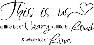 Dailygoody - Muursticker - Liefdescitaat - Inspirerende Belettering - Groot Formaat - Vinyl Sticker - Woondecoratie - Geschikt voor Slaapkamer, Kantoo