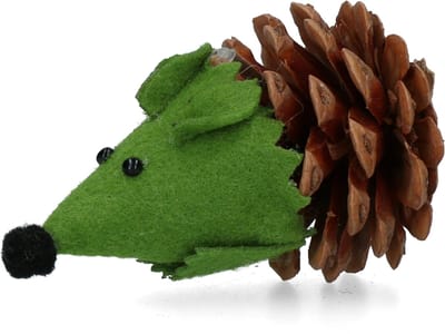 Forest Friends Mouse Green– Kattenspeeltje met Madnip - Kattenspeelgoed – Kattenkruid Kattenspeeltjes - 8 cm