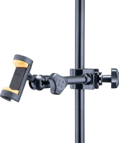 HERCULES Stands HCDG-207B Smartphonehouder, cold shoe-adapter voor verlichting, schroefdraad voor camera