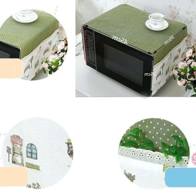 Magnetron Stofkap - Magnetronhoes Beschermhoes - Keuken Beschermen - Opvouwbaar Ruimtebesparend - 45 x 35 x 25 CM - Effen Kleur