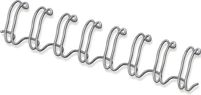 Draadrug Fellowes 10mm 34-rings A4 zilver 100 stuks