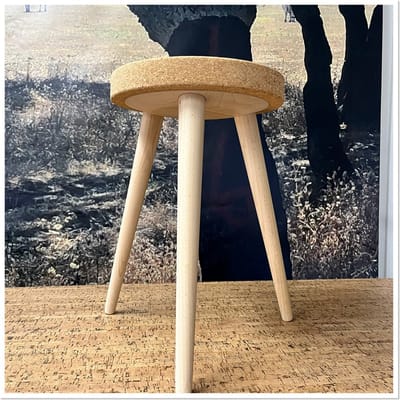 KURK & CO - KURKEN KRUKJE - HOUTEN POTEN - 43 CM x 29 CM