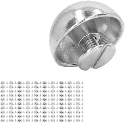Dailygoods- Klinknagel Paddestoel Ronde Kop - Klinknagels 100 Sets - Decoratie voor Kleding/Schoenen/Tassen - Slijtvast Legeringsmateriaal - Eenvoudig te Gebruiken - Decoratieve Nagels