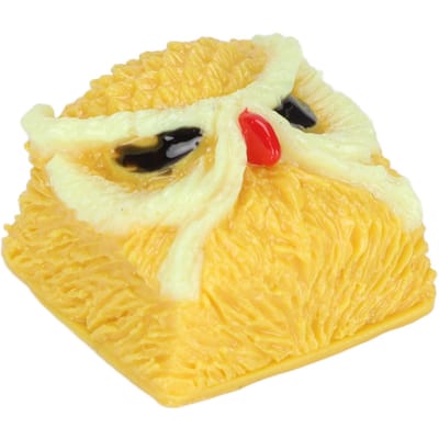 Touche de clavier personnalisée sculptée à la main motif hibou OEM R4 Gaming Résine Touches de remplacement pour interrupteurs Cherry MX Clavier mécanique jaune