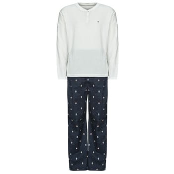 Pyjama-sets Tommy Hilfiger LS WOVEN HENLEY PJ SET - BOXED